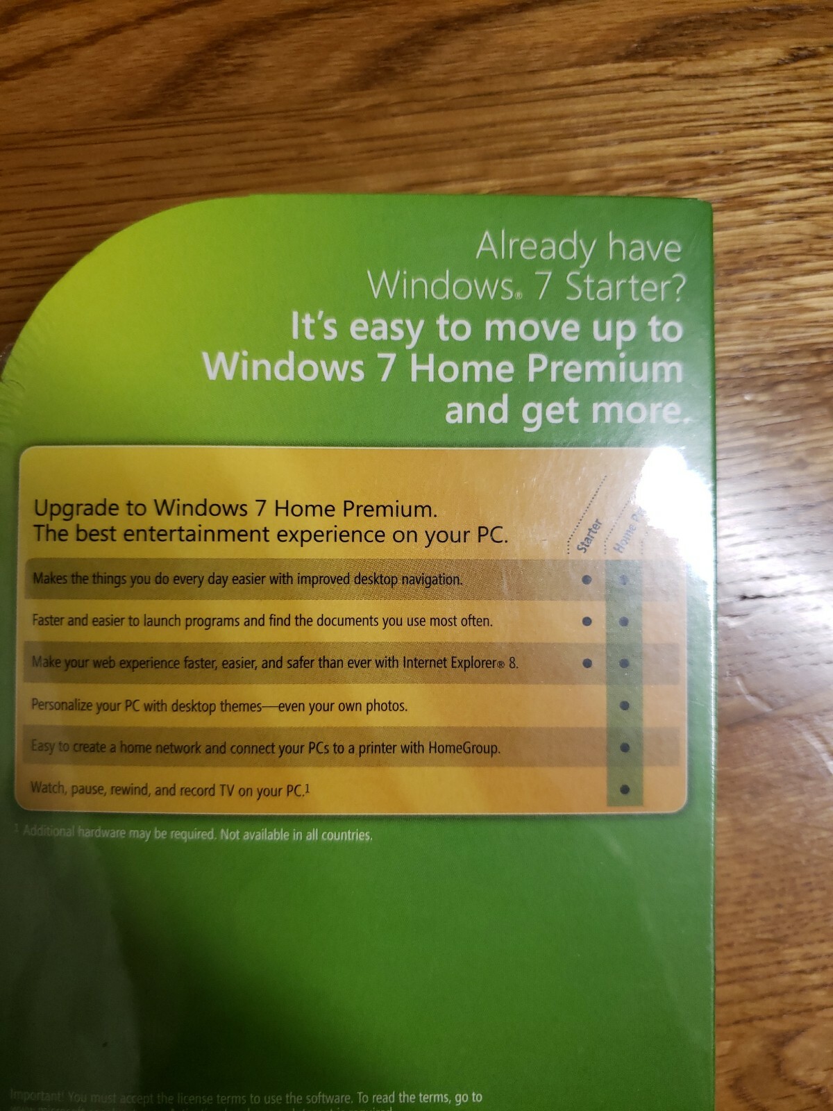 Microsoft Windows 7 Home Premium – Upgrade