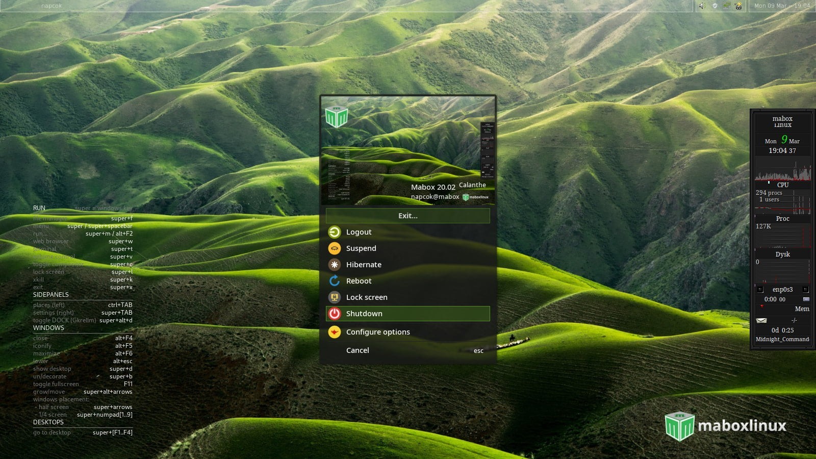 Latest New Release MaBox Ma Box Linux OS Operating System for PC on DVD