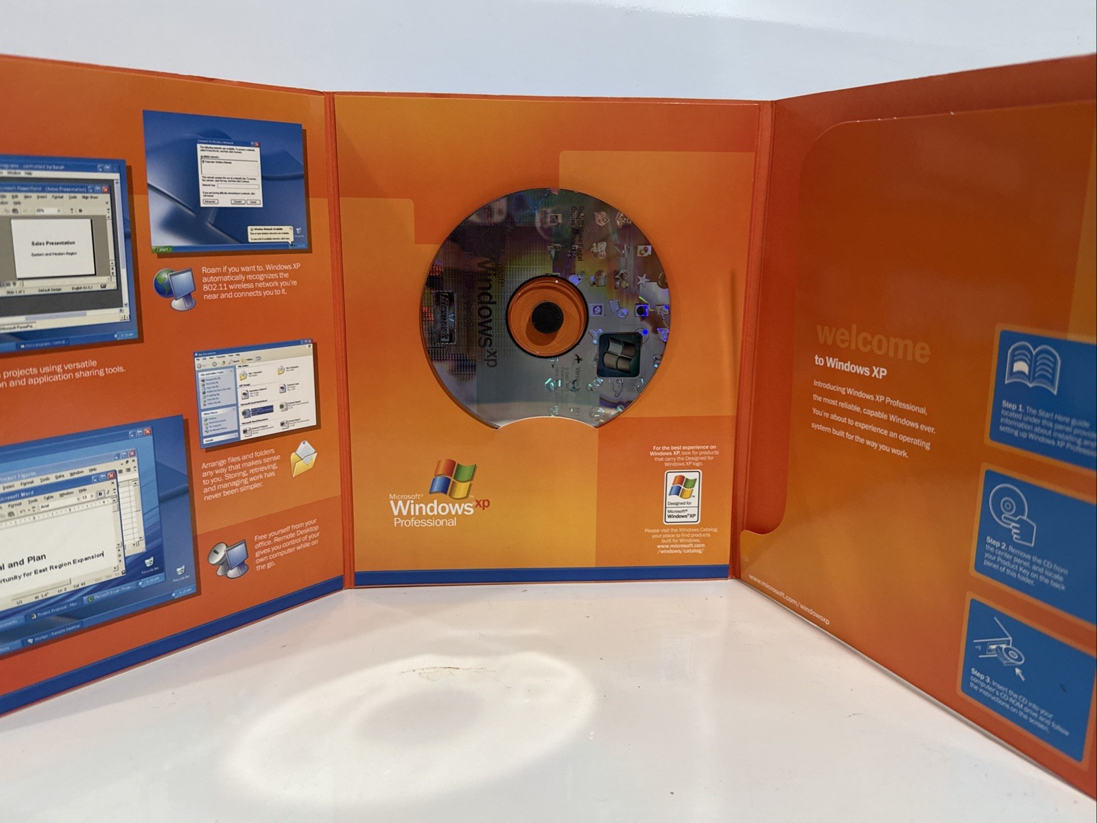 Microsoft Windows XP Professional CD W/ Product Key