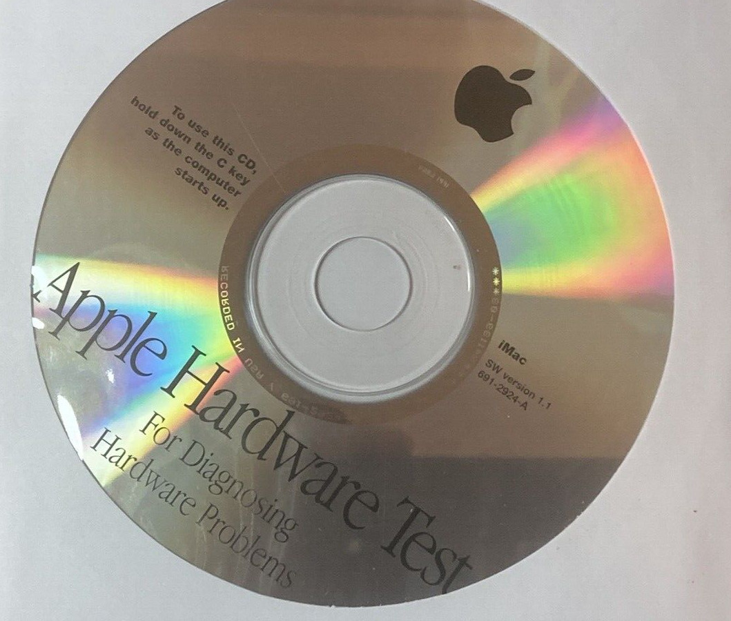 Apple Hardware Test Software CD Disc for iMac SW Version 1.1