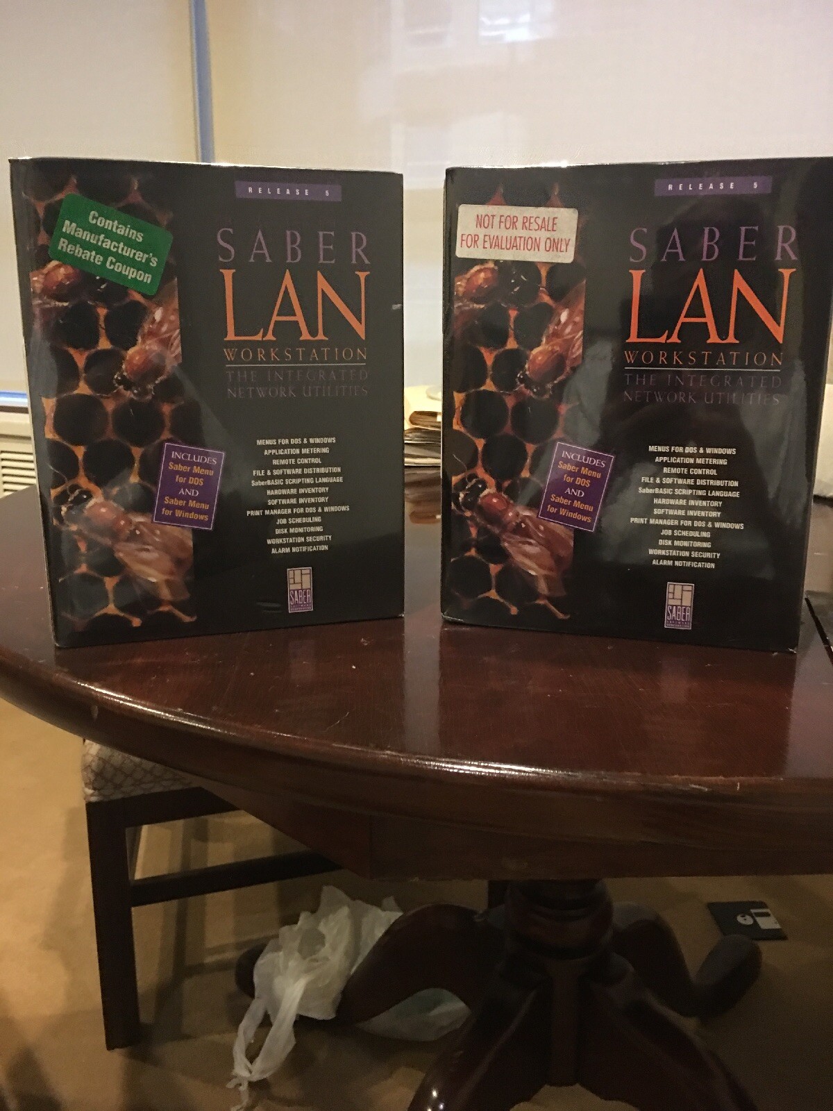 Lot Of 3 New. 2 Saber LAN Workstation Release 5,Node Activation. One Is NFR.