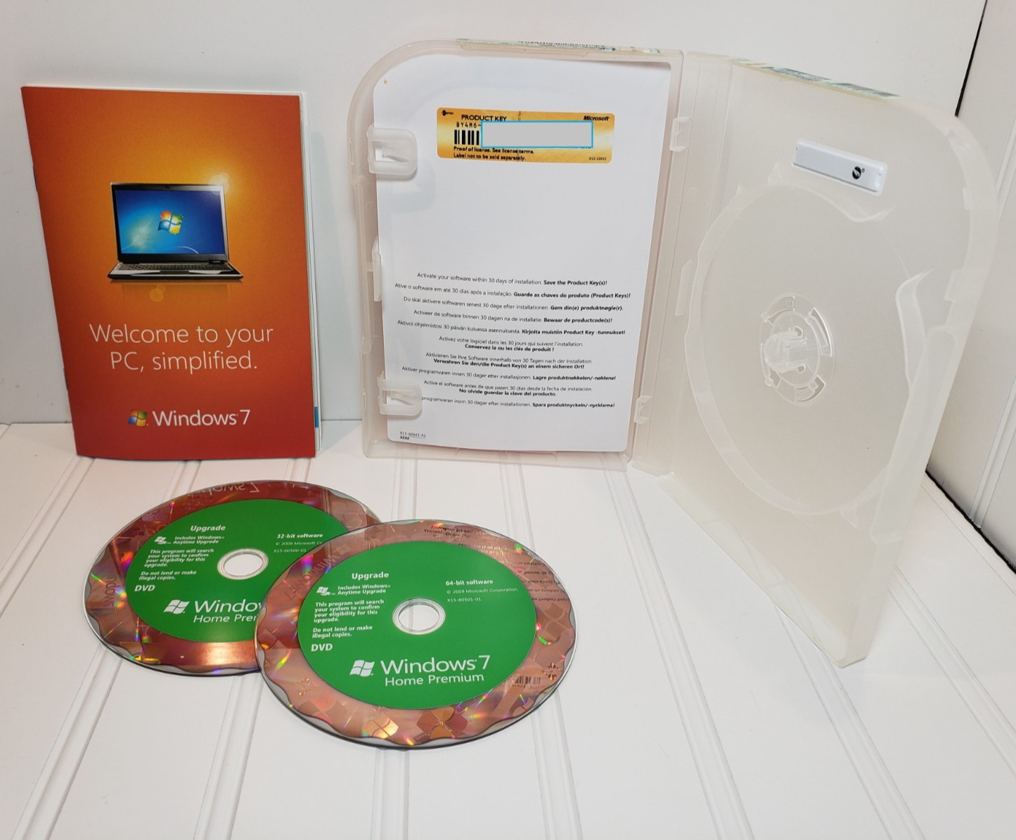 Microsoft Windows 7 Home Premium Upgrade — 2 DVD Set for 32- and 64-bit