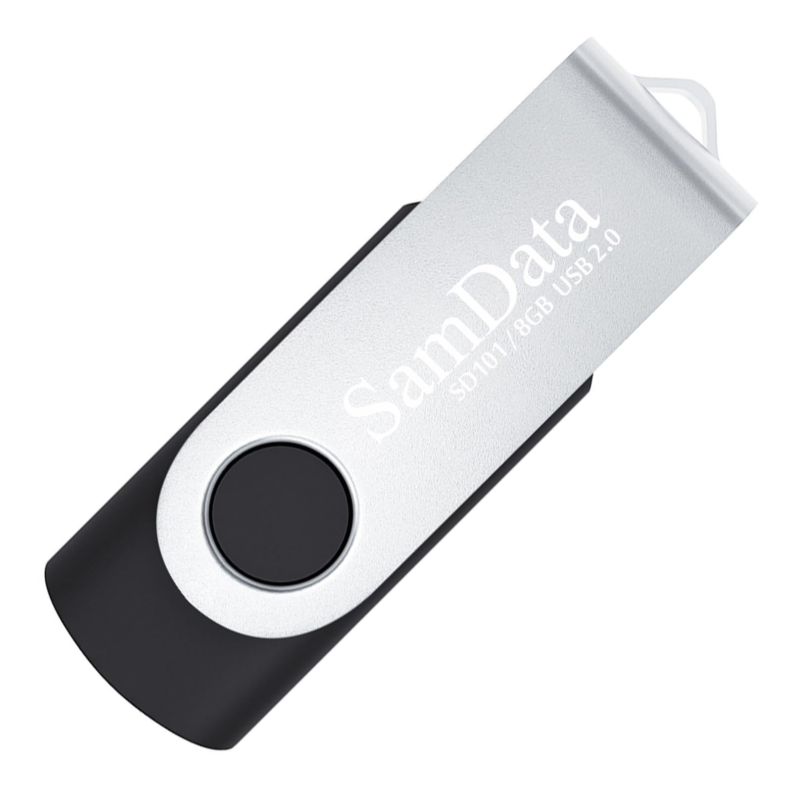 SamData 8GB USB Flash Drives 1 Pack USB 2.0 Thumb Drives 8GB Jump Drive USB M…