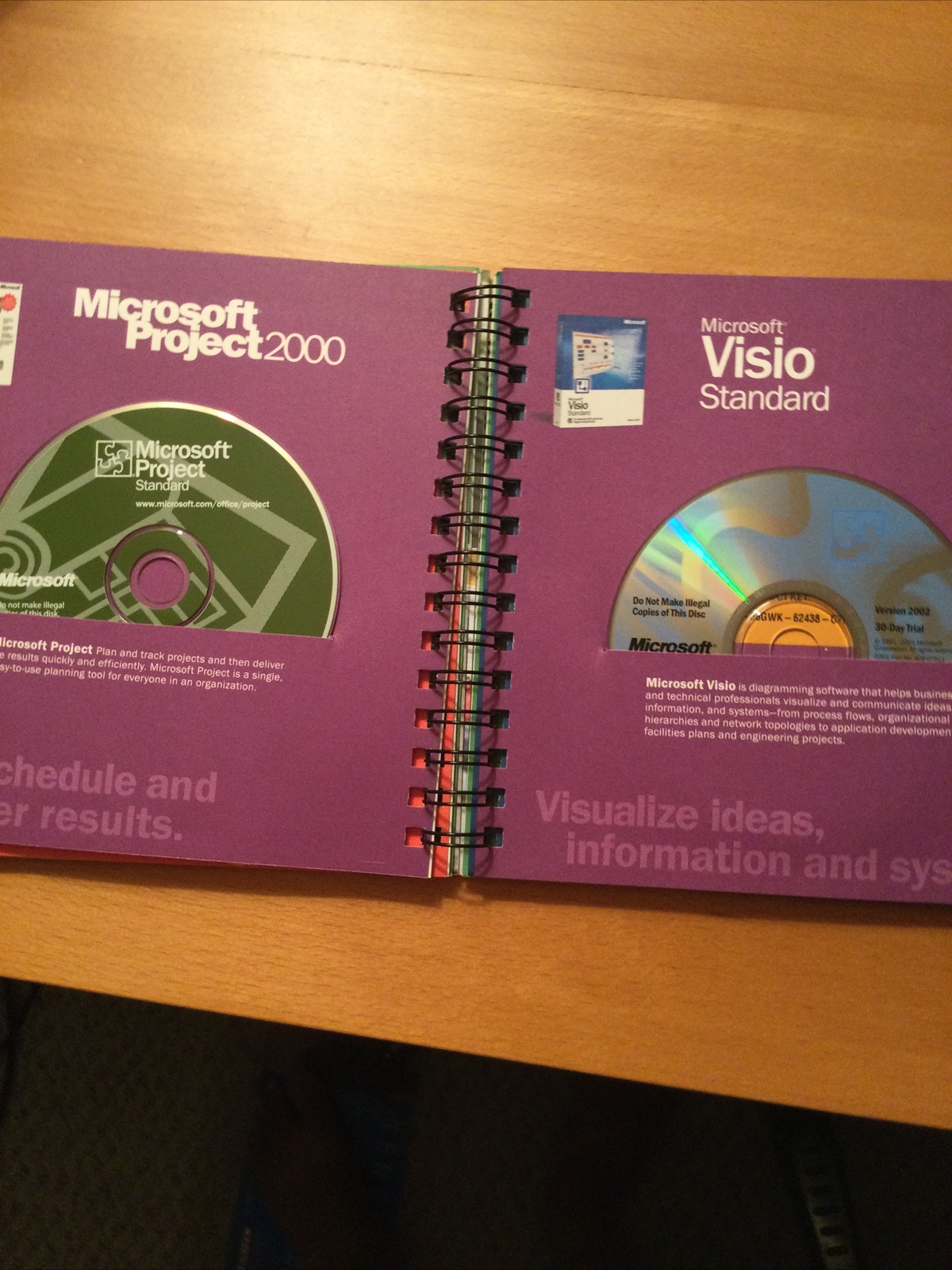 NEW CDs:Windows XPPro, OfficeXP,Project2000 Demo, VisioStd,Publisher, FrontPage