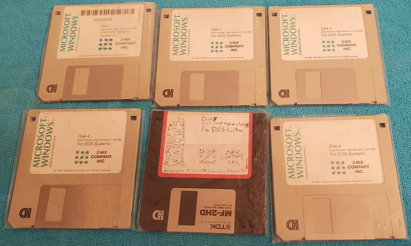 Windows 3.1 Graphical Environment + Windows 3.11 For Workgroups – 3.5 + ZIP Disk