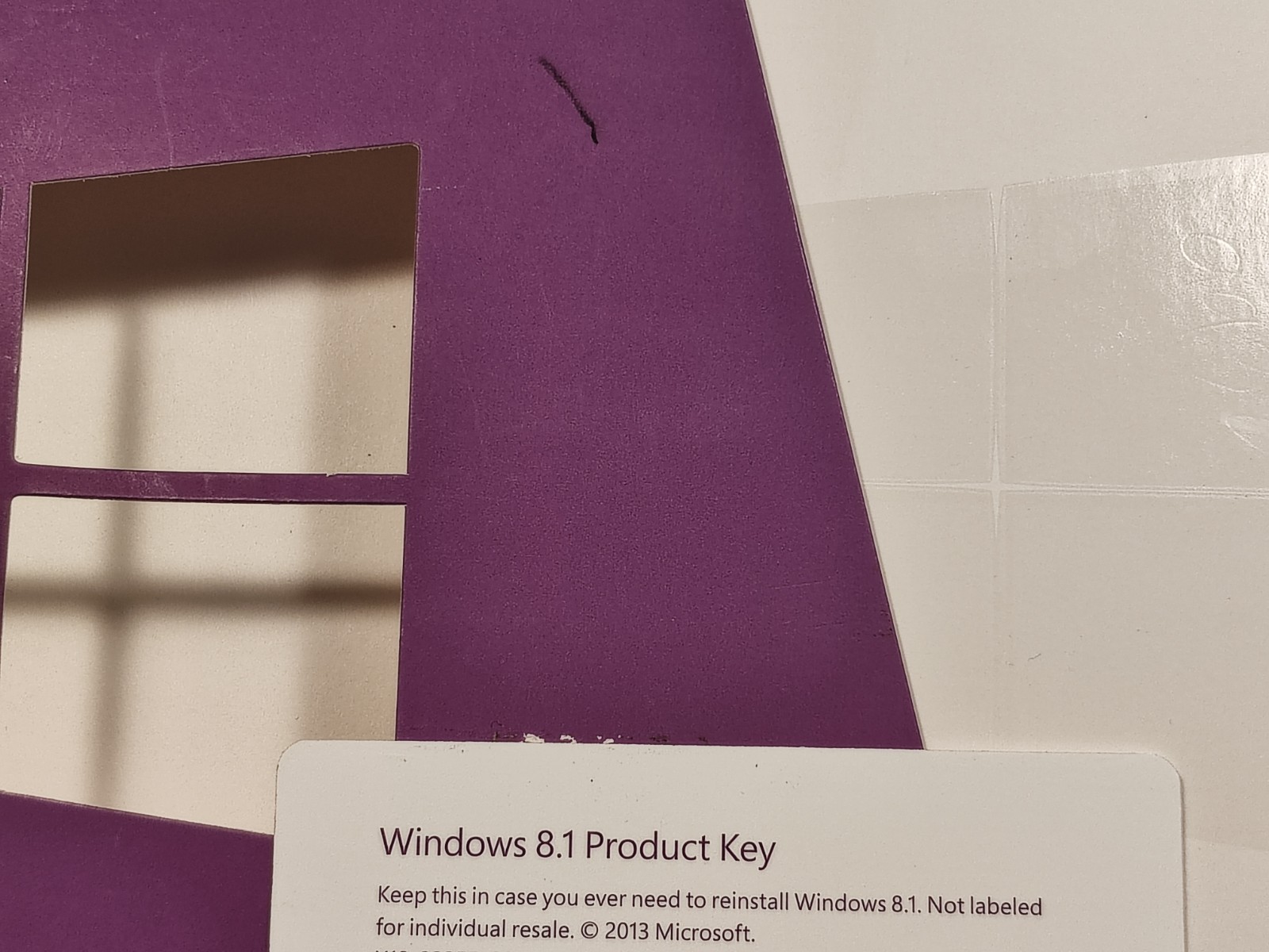 Microsoft Windows 8.1 Full Version 32/64-Bit English DVD. Used, Key Included.