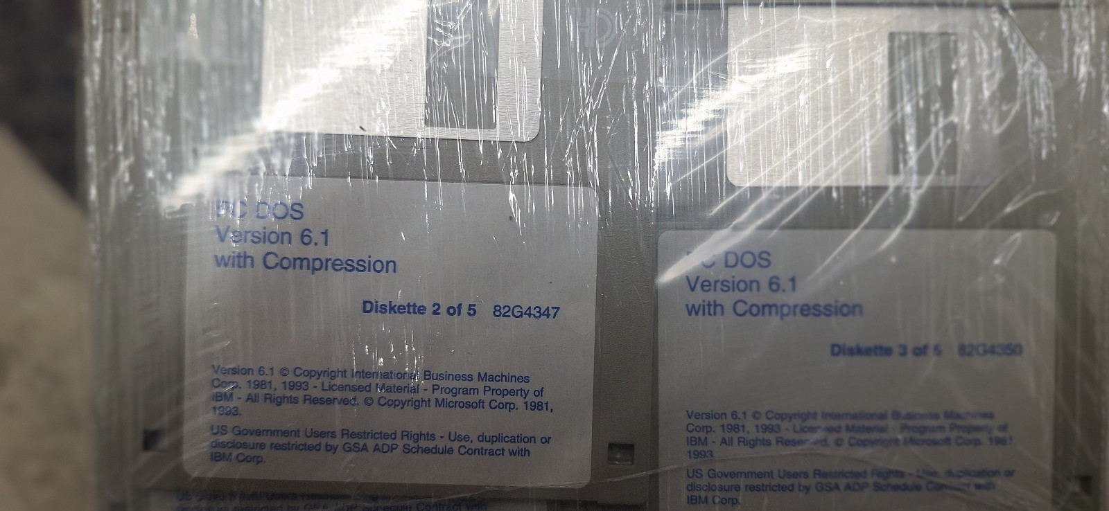 IBM PC DOS Version 6.1 3.5″ Disks OEM Edition 1993 BRAND NEW SEALED
