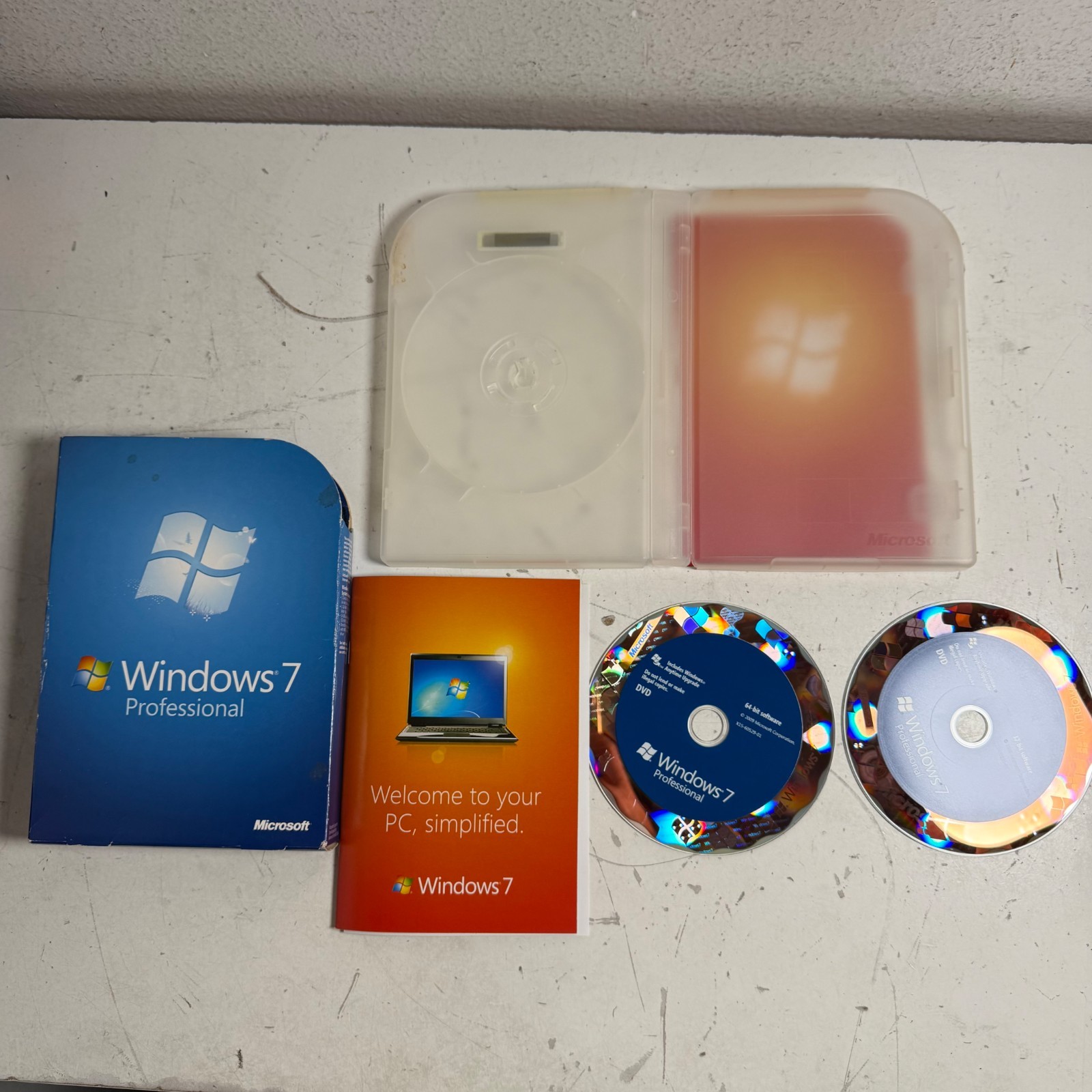 Microsoft Windows 7 Professional X15-60529-01 (DVD) Operating System Software