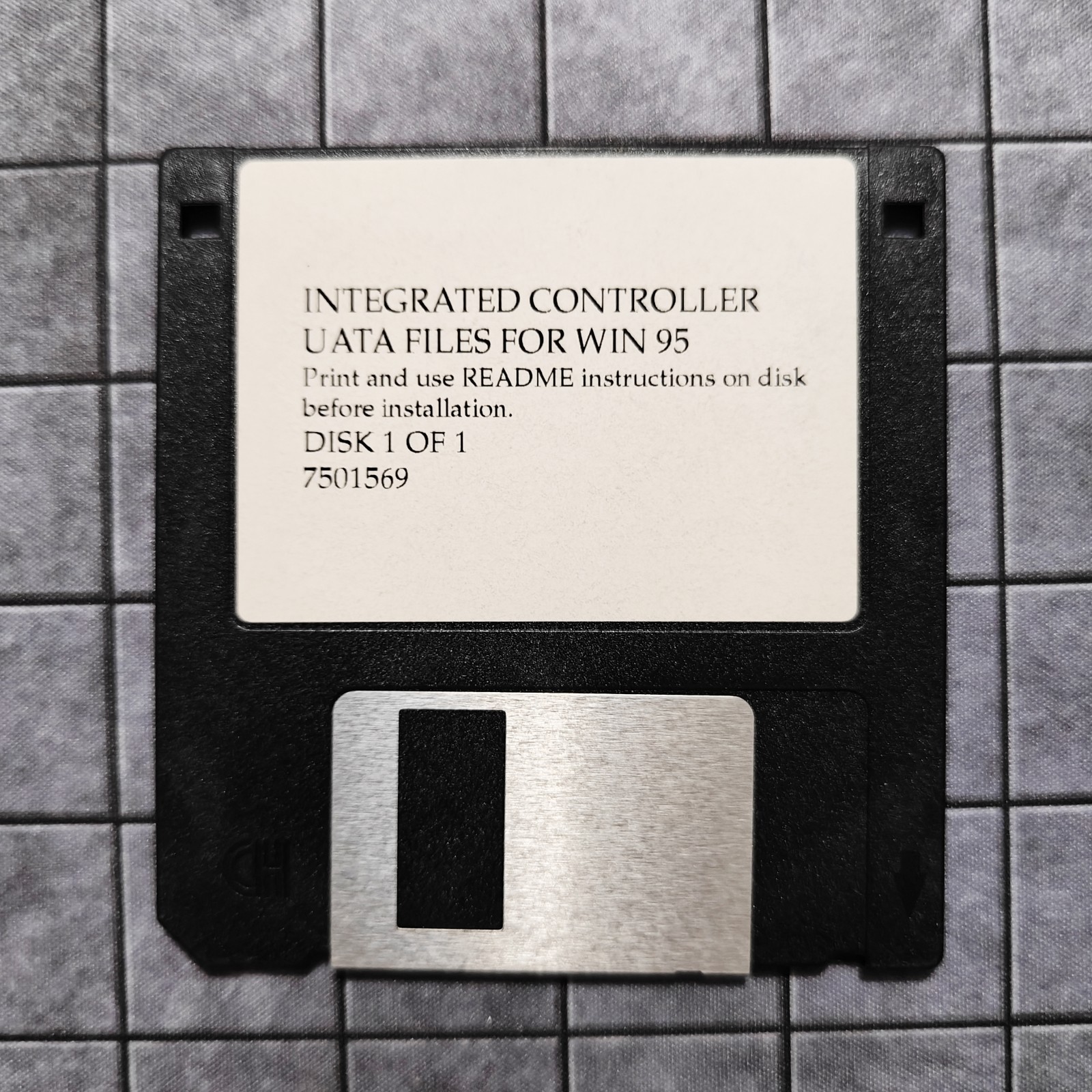 Microsoft Windows 95 Ultra Integrated Controller ATA Files Floppy Disk 3.5″
