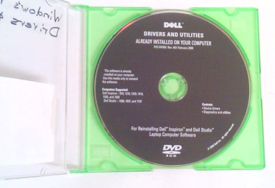 LOT OF 5~DELL~ALREADY INSTALLED ON YOUR COMPUTER~APPLICATION~DRIVERS~REINSTALL