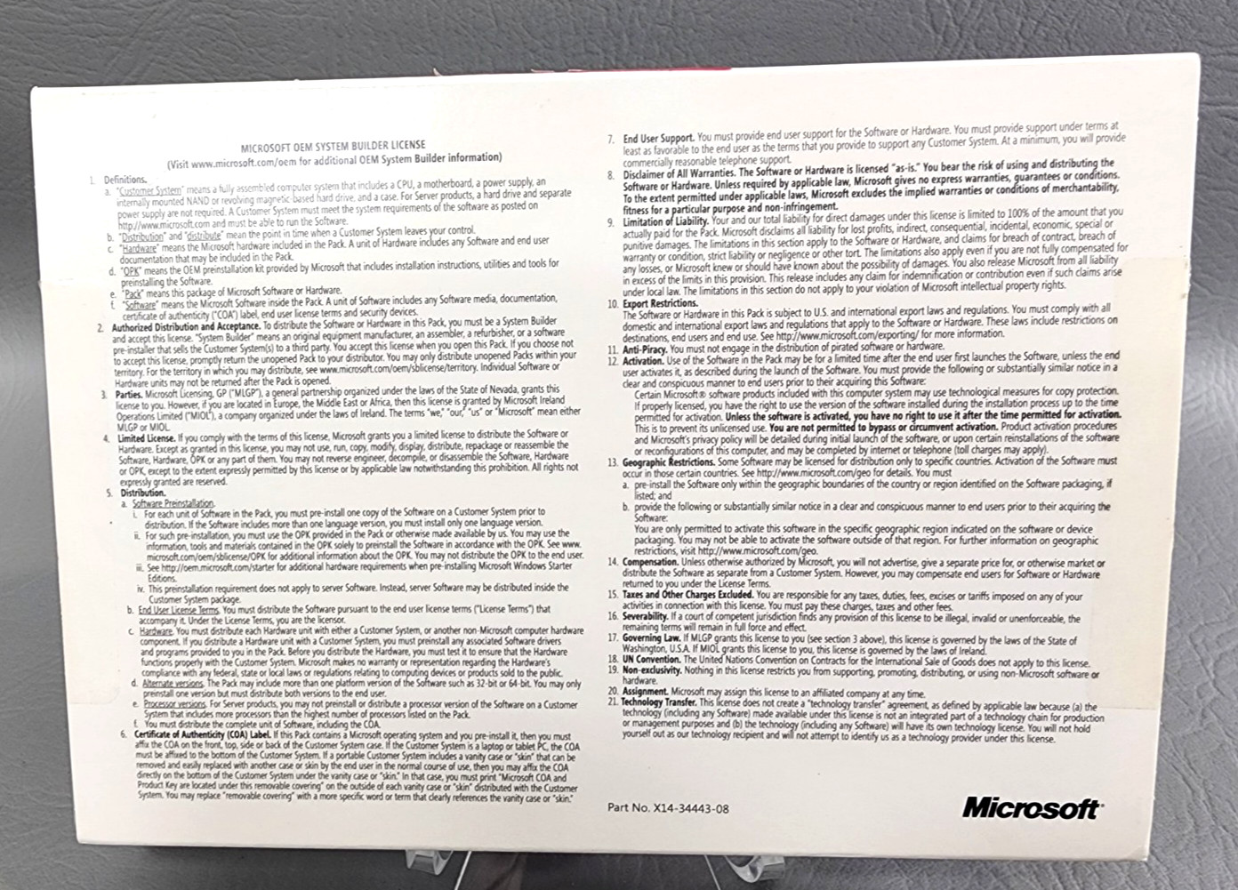 Microsoft Windows Pro 7 SP1 64-bit 1pk DSP OEI 611 DVD | NEW Old Stock