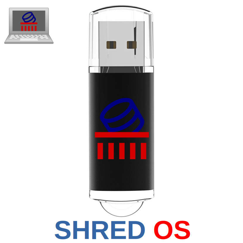 ShredOS Linux Bootable USB Flash Drive High Speed Latest Version Desktop Laptop