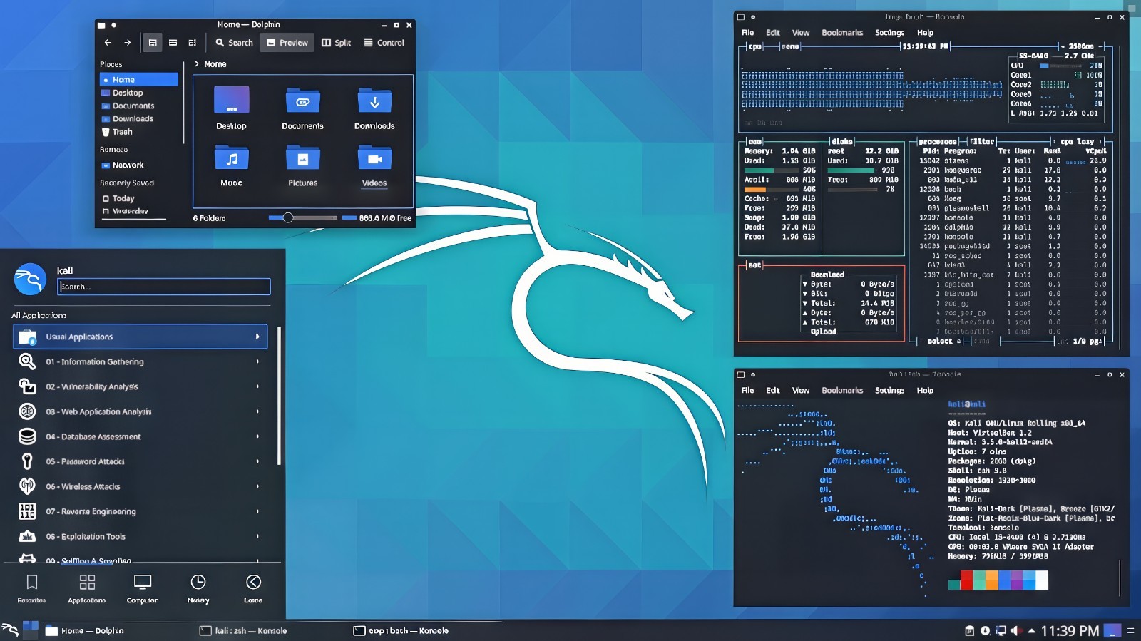Kali Linux 2026 Latest LIVE BOOTABLE DVD/USB KALI HACKER PROGRAMMER LINUX