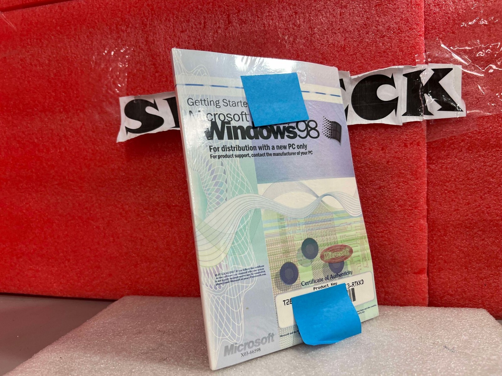 GENUINE WINDOWS 98 DELL 00028R KIT DOC/DSK CD ENG LICENSE