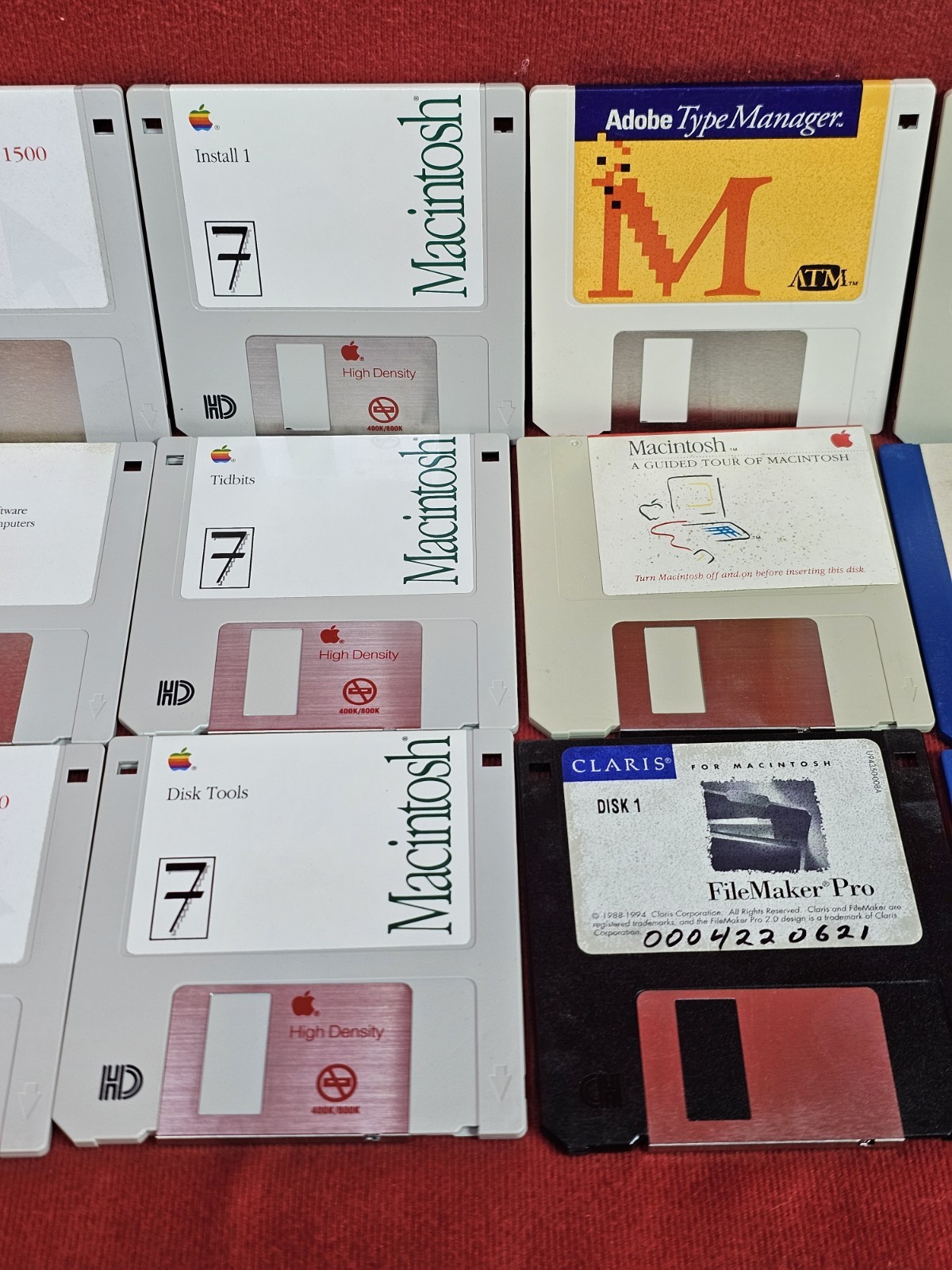 Vintage Classic Apple Macintosh System Software Floppy Disks Huge Lot Computing