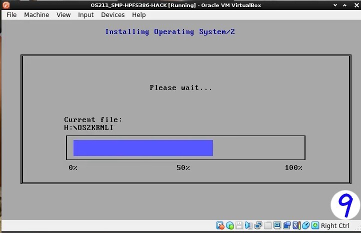 IBM OS/2 for Symmetrical Multiprocessing (SMP) v2.11 16 CPU/CORE kernel, HPFS386