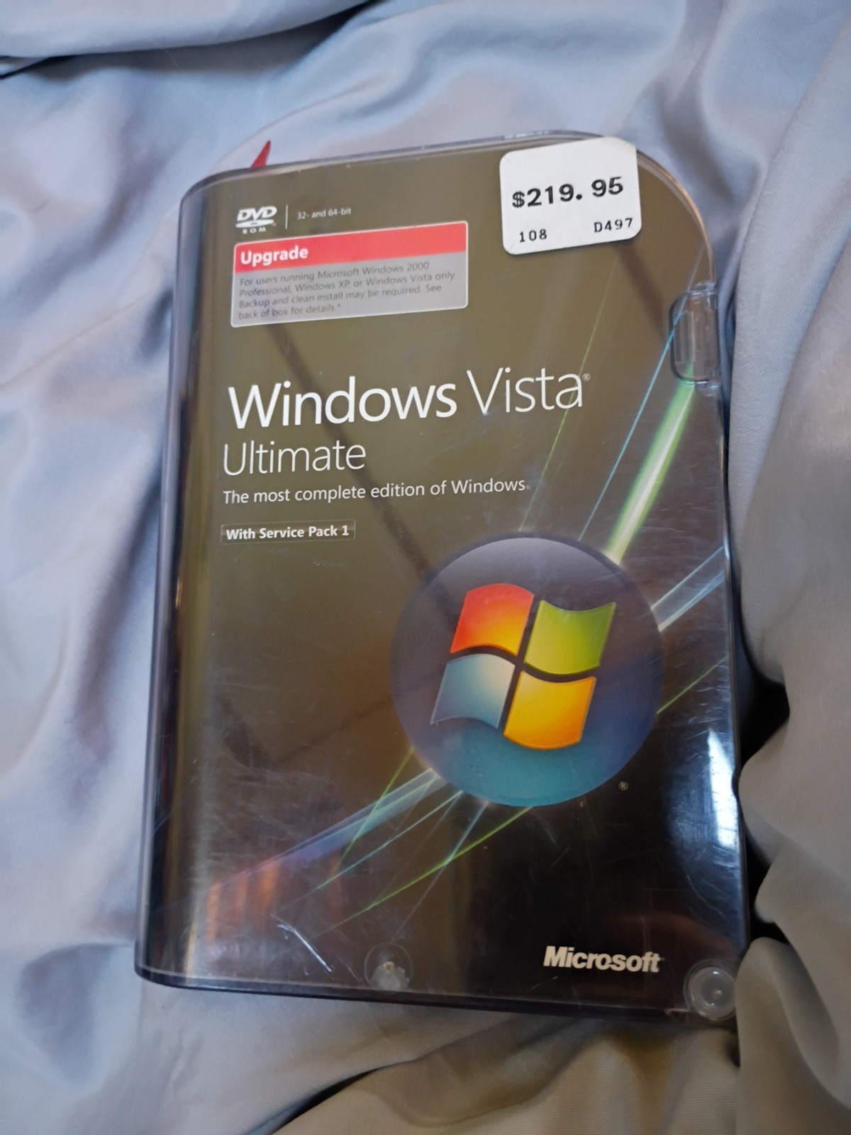 Microsoft Windows Windows Vista Ultimate Upgrade 32 & 64 bit With Key