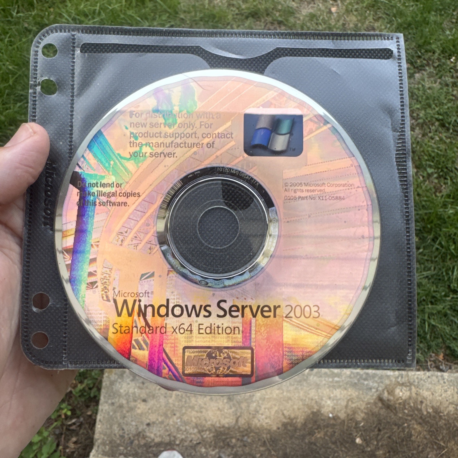 Windows Server 2003 R2 SP2 Standard X64 Edition – COA Not Included!!!!