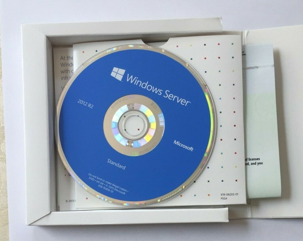 Microsoft Windows SVR STD 2012 R2 64bit English DVD 10 CLT SKU P73-05967.