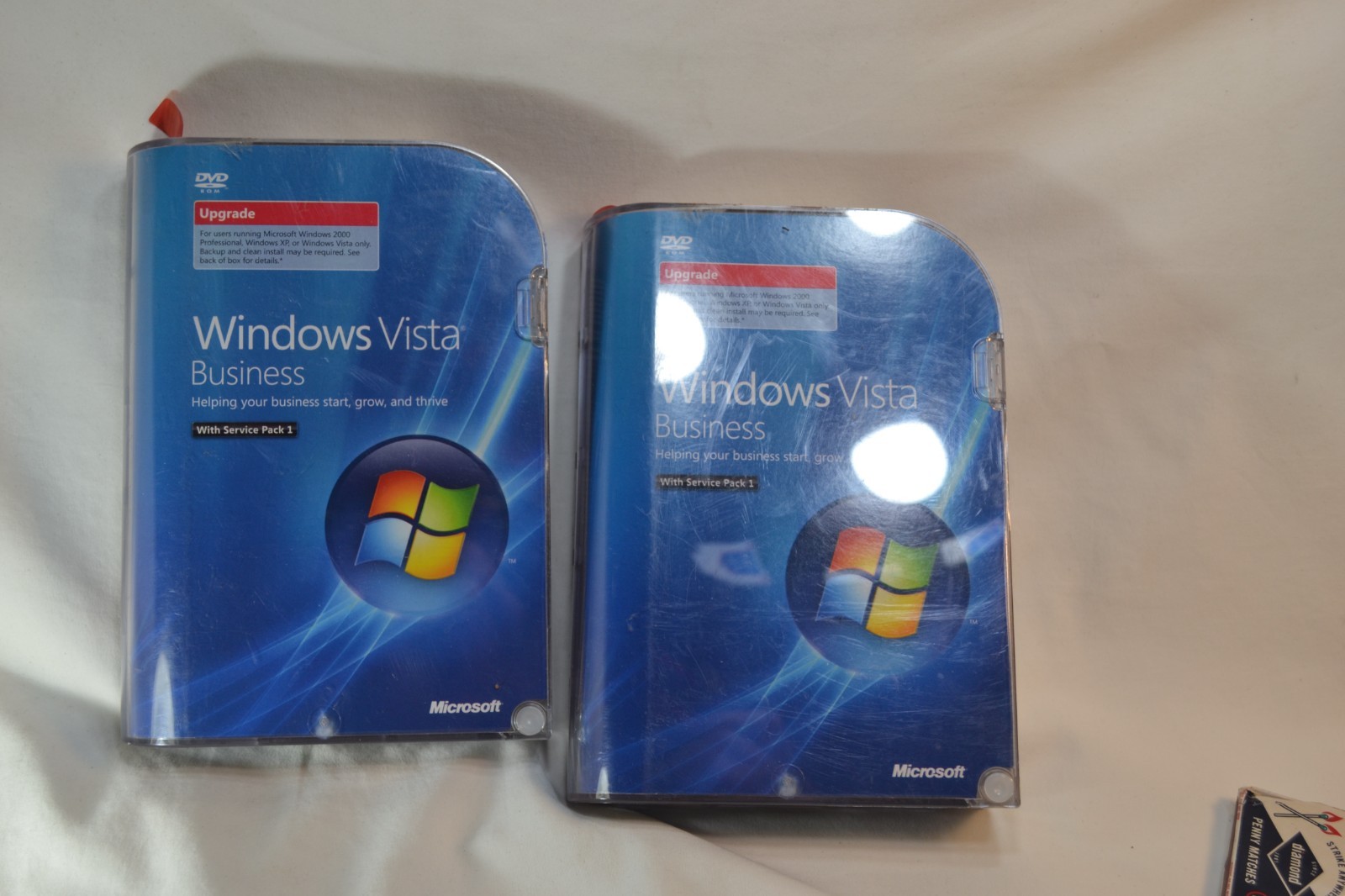 Microsoft Windows Vista Business Upgrade SP1 DVD w/ Product Key Complete Retail