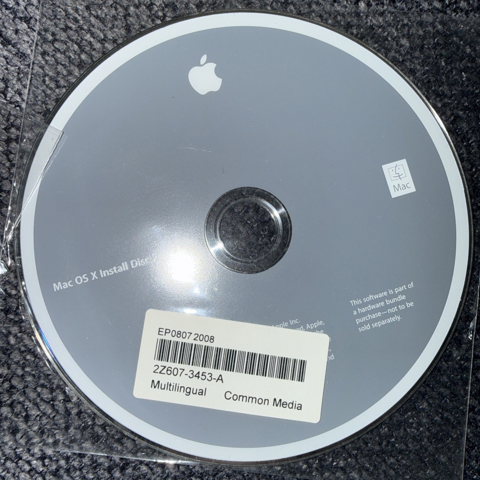 Mac Pro OS X Install Disc 1 & 2 Version 10.4.8 OEM