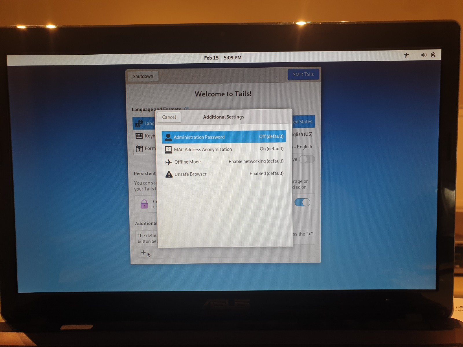 Linux Tails 7.4.1, 64-bit, Bootable Live USB Flash Drive – Leave No Trace