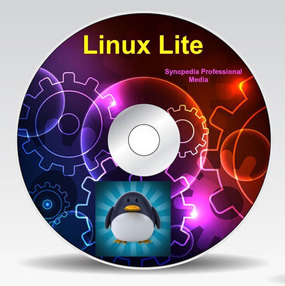 Linux Lite Install DVD CD 64bit (all versions) – LTS Live Bootable Desktop USA