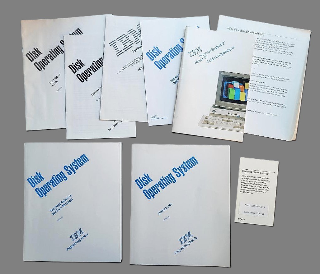 IBM PC DOS Version 6.1 w. 3.5″ Diskettes UPGRADE Edition 1993