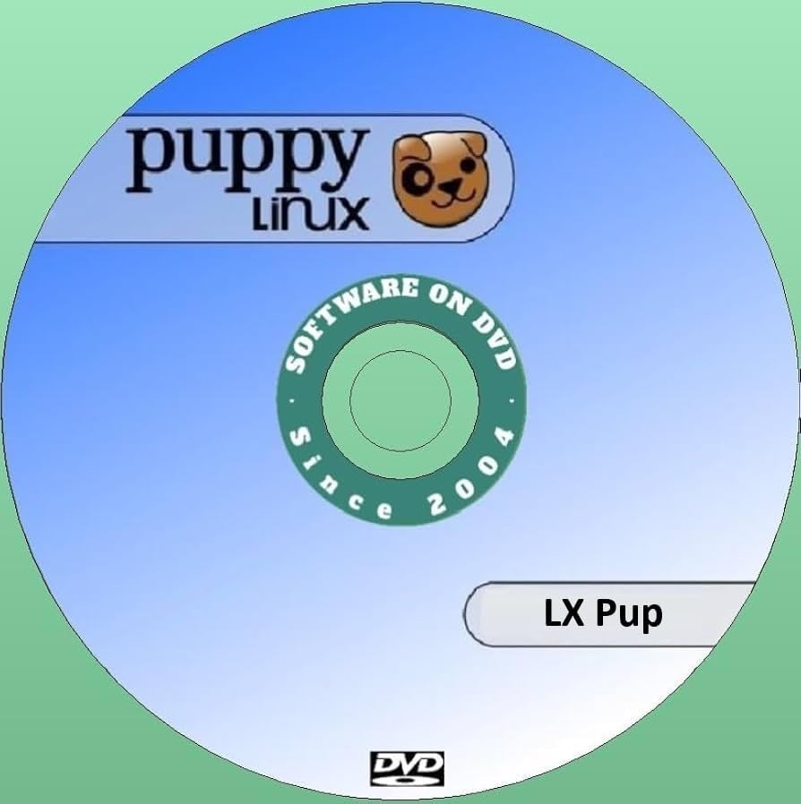Latest New Release Puppy Linux LX Pup LXDE OS Operating System for PC on DVD