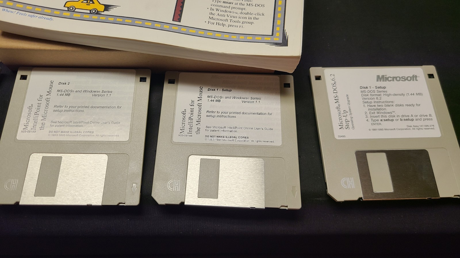 Microsoft MS-DOS 6 Upgrade Vintage Big Box PC Computer Software