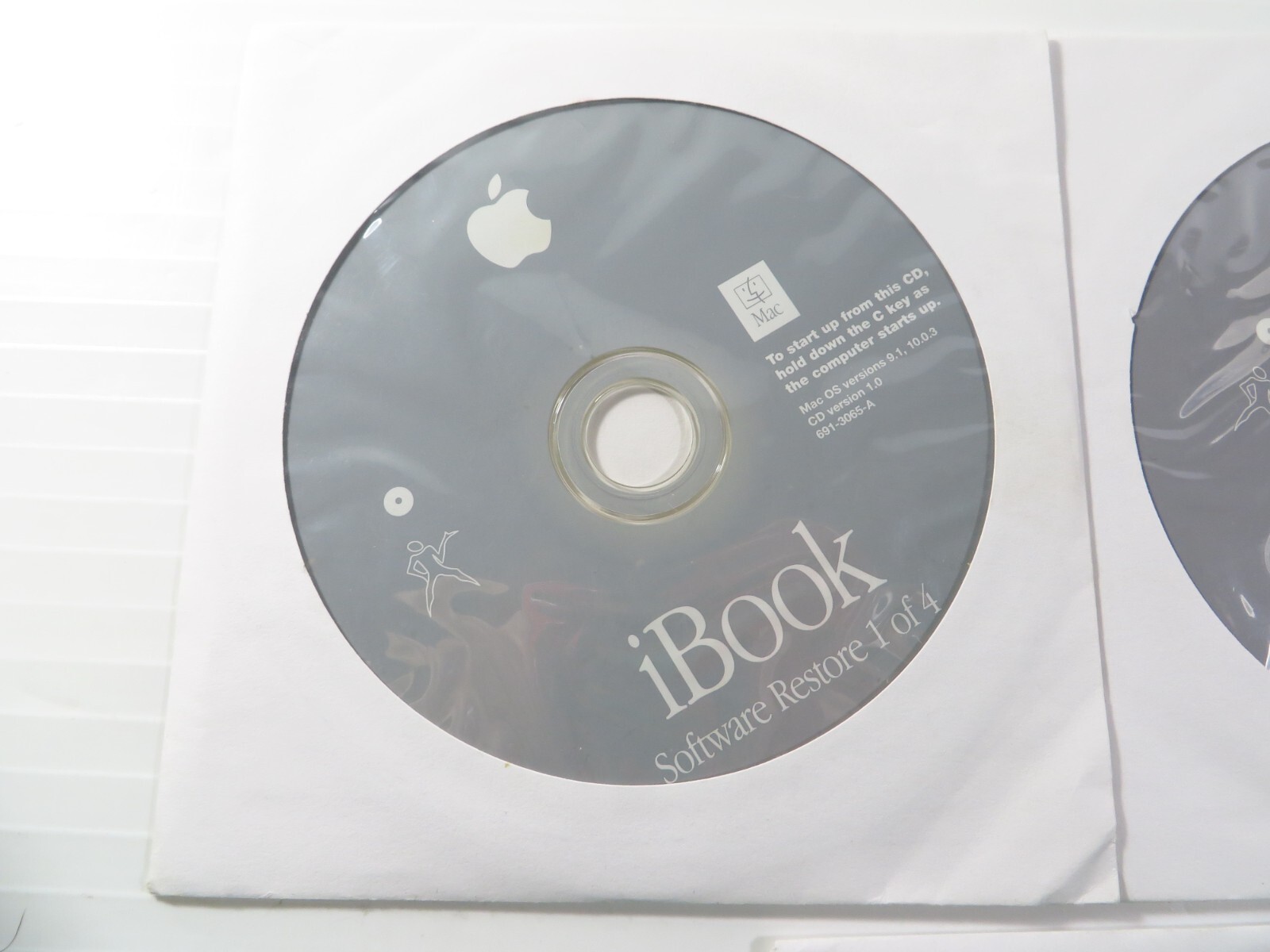 iBook Apple Hardware Test CD and Software Restore OS 10.0.3, OS 9.1, 6 CD Set