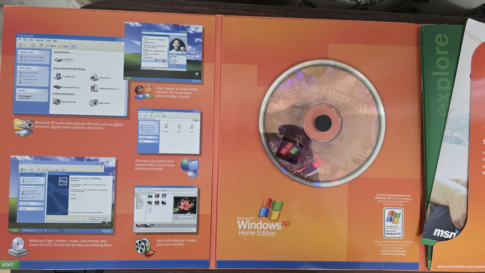 Microsoft Windows XP Home Edition (Retail (License + Media)) (1 User/s) – Full