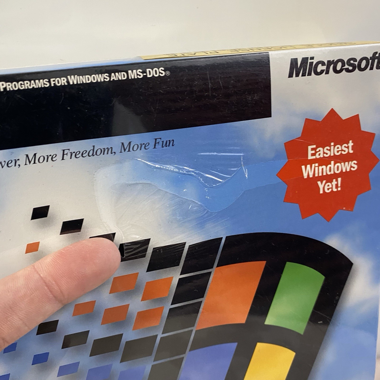 Microsoft Windows 95 Upgrade 3.5 Floppy SEALED Promo Sample Vintage 1995 Sealed