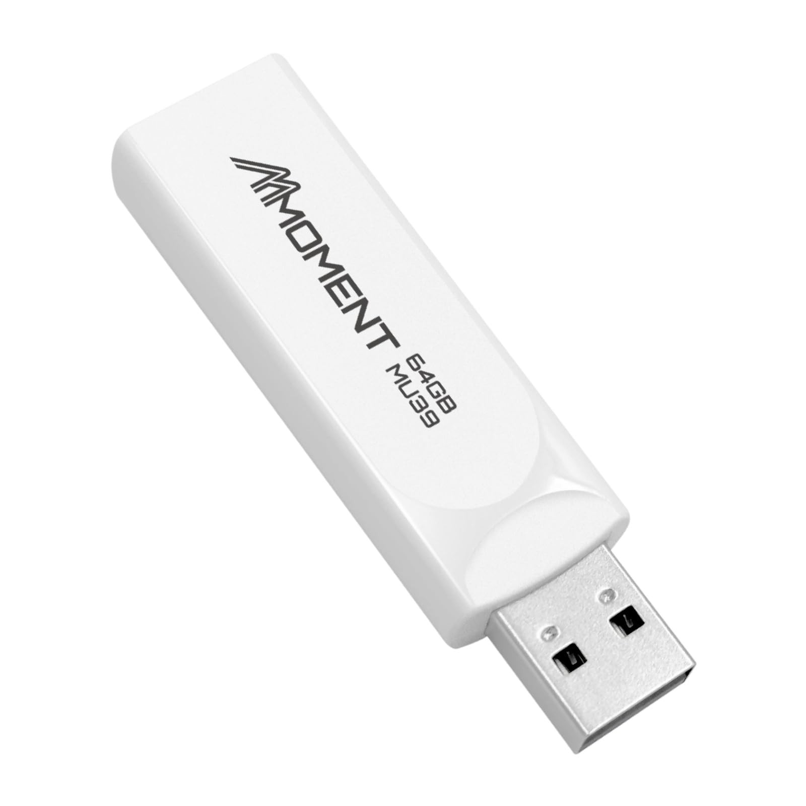 MMOMENT MU39 64GB USB 3.1 Gen1 Flash Drive, Read Speed up to 100MB/s, Retract…
