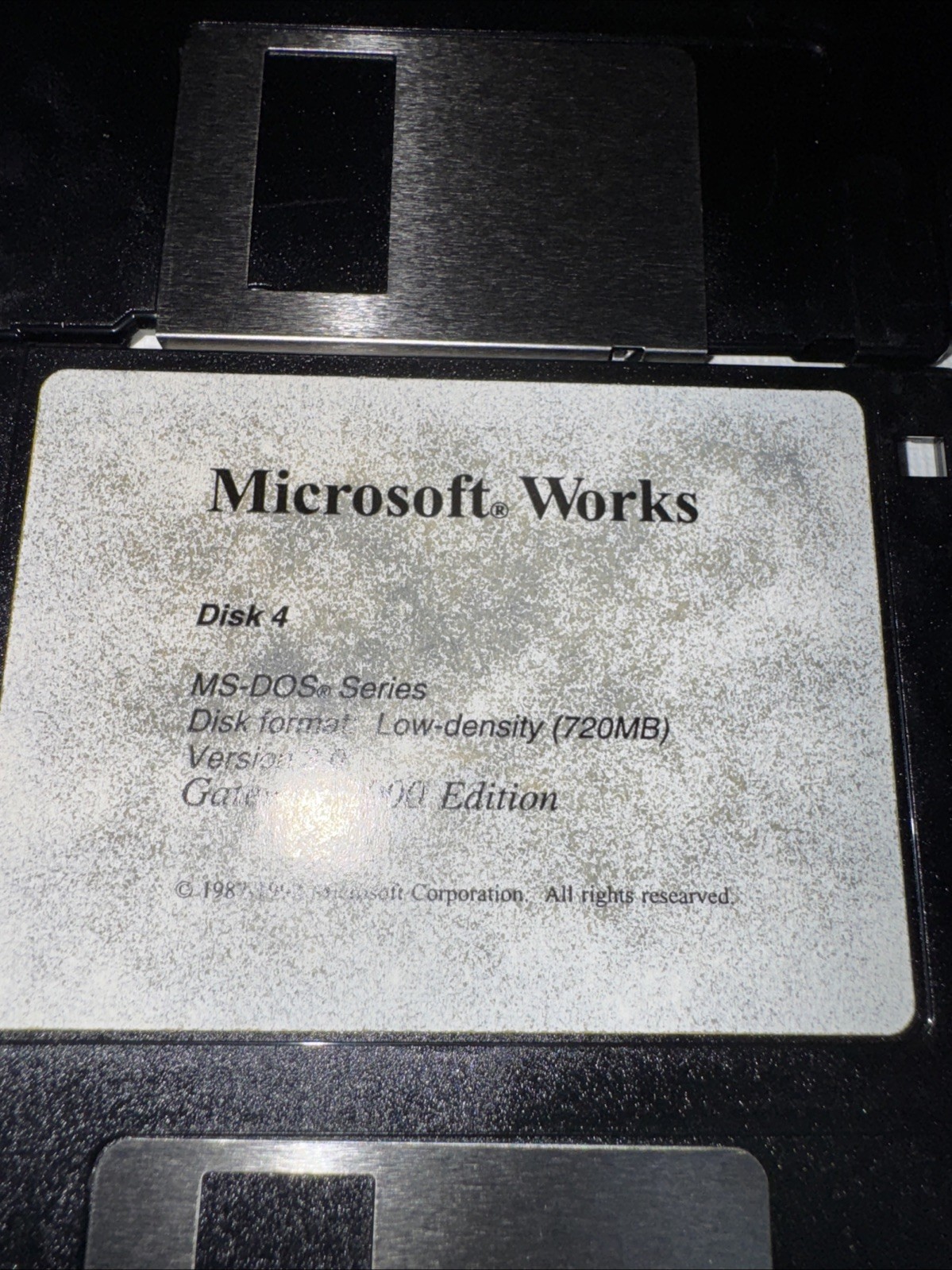 Microsoft Works Version 3.0• 3.5″ Floppy Vintage 2000/ 5 Disks