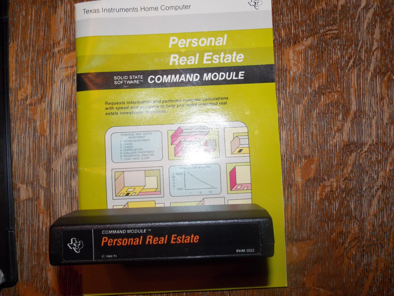 Texas Instruments Home Computer Personal Real Estate Command Module Applications