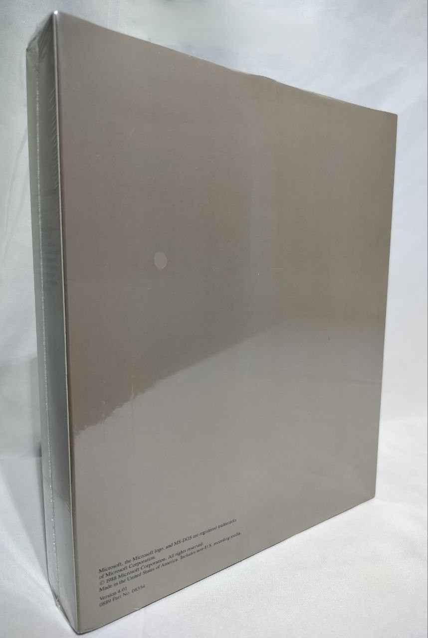 Microsoft MS-DOS 4.01 Complete Retail Box 5.25″ Floppy Disks *NEW & SEALED*