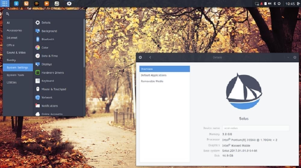 Latest New Release Solus Linux Gnome OS Operating System for PC on DVD