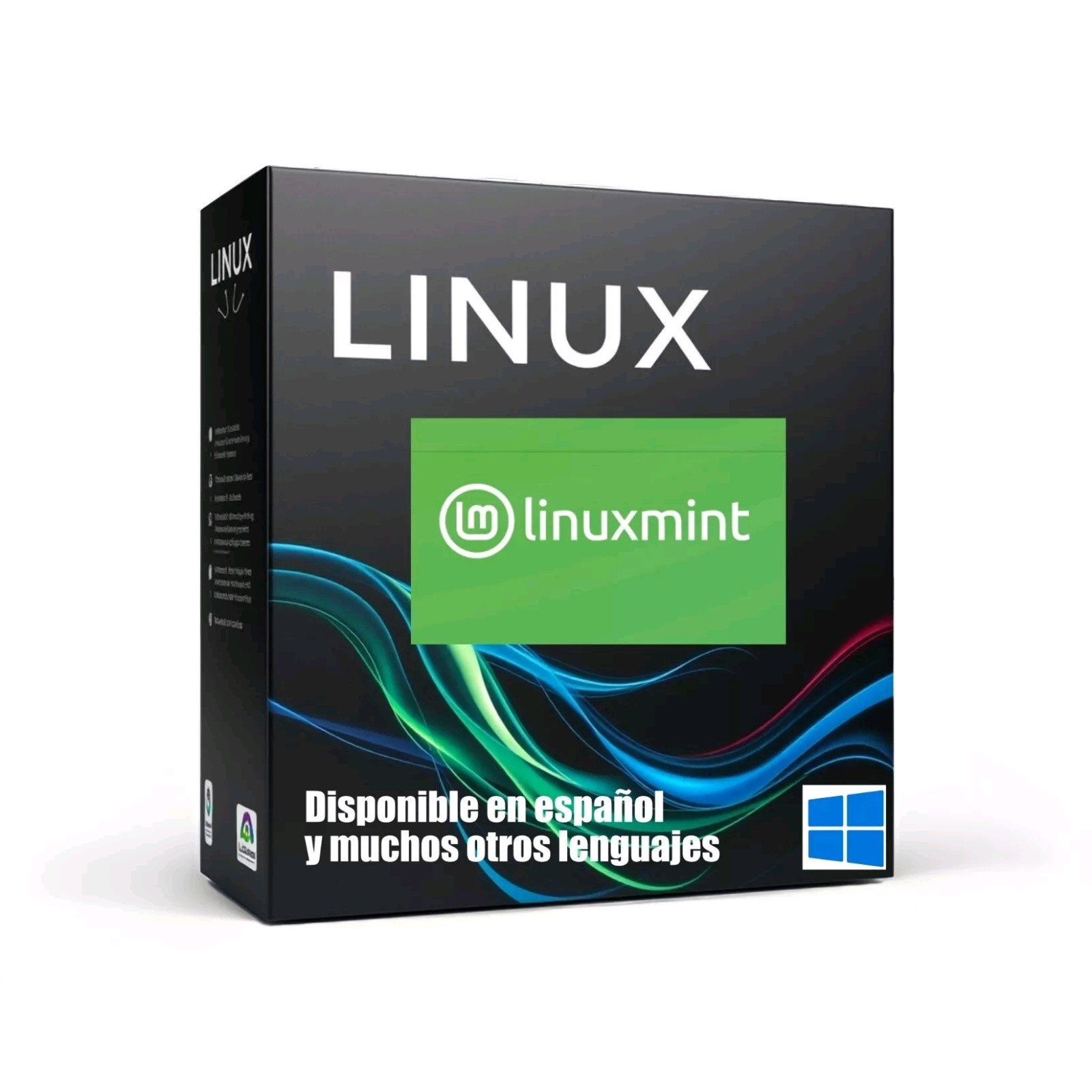 Sistema Operativo Alternativo LINUX MINT 22 Cinnamon (64bit) Disco fisico.