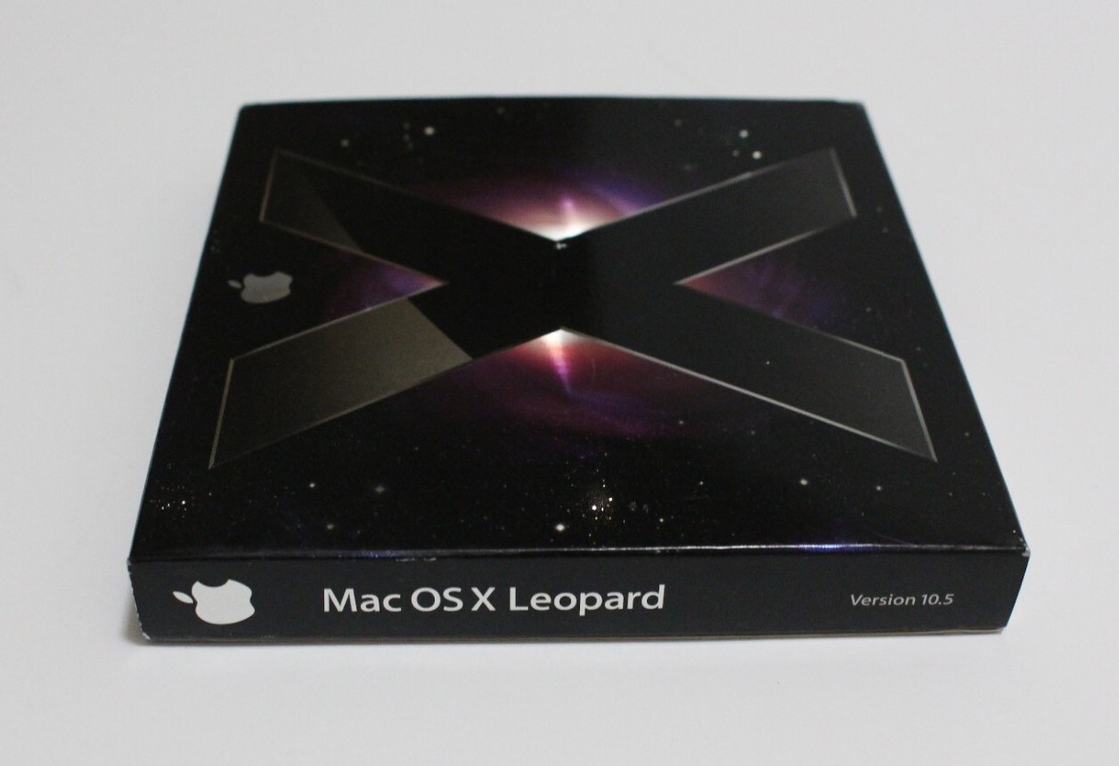 VG+ Apple MAC OS X Leopard v10.5.1 Retail Version MB427Z/A w Instruction Booklet