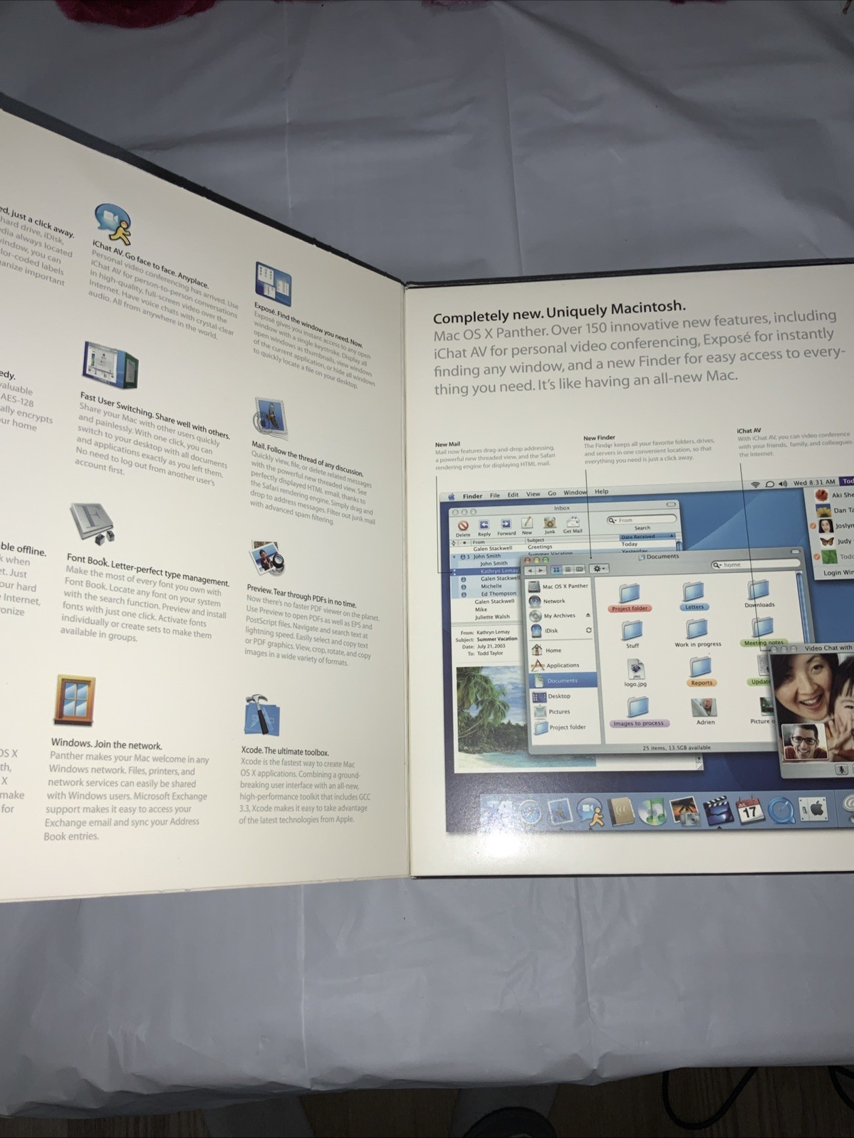 Apple Macintosh Mac OS X 10.3 Panther M9227LL/A Original Retail Box Brand New