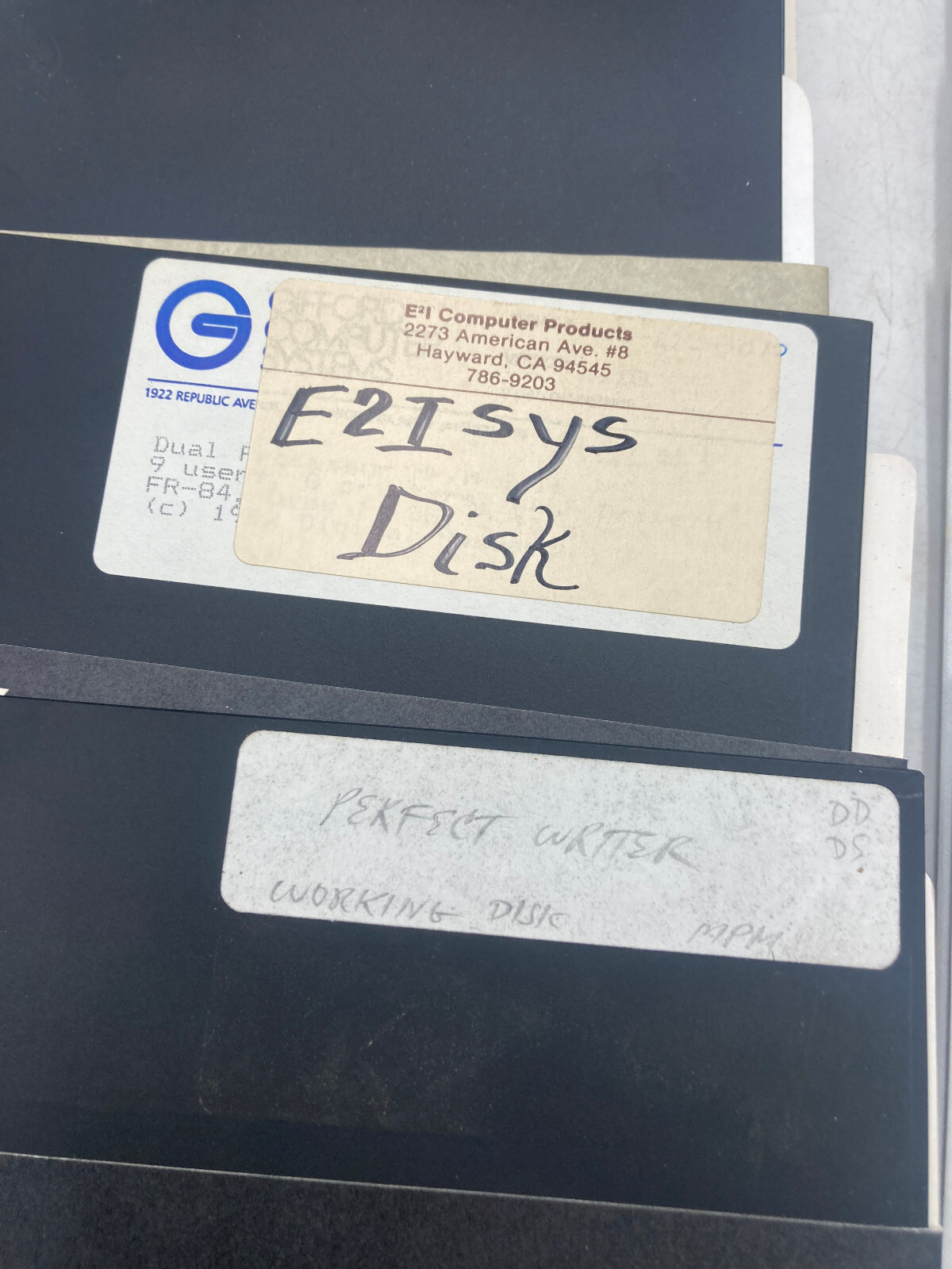 Lot of 11 Digital Research CP/M 86 OS Disks WordStar 3.3 70s/80s Software