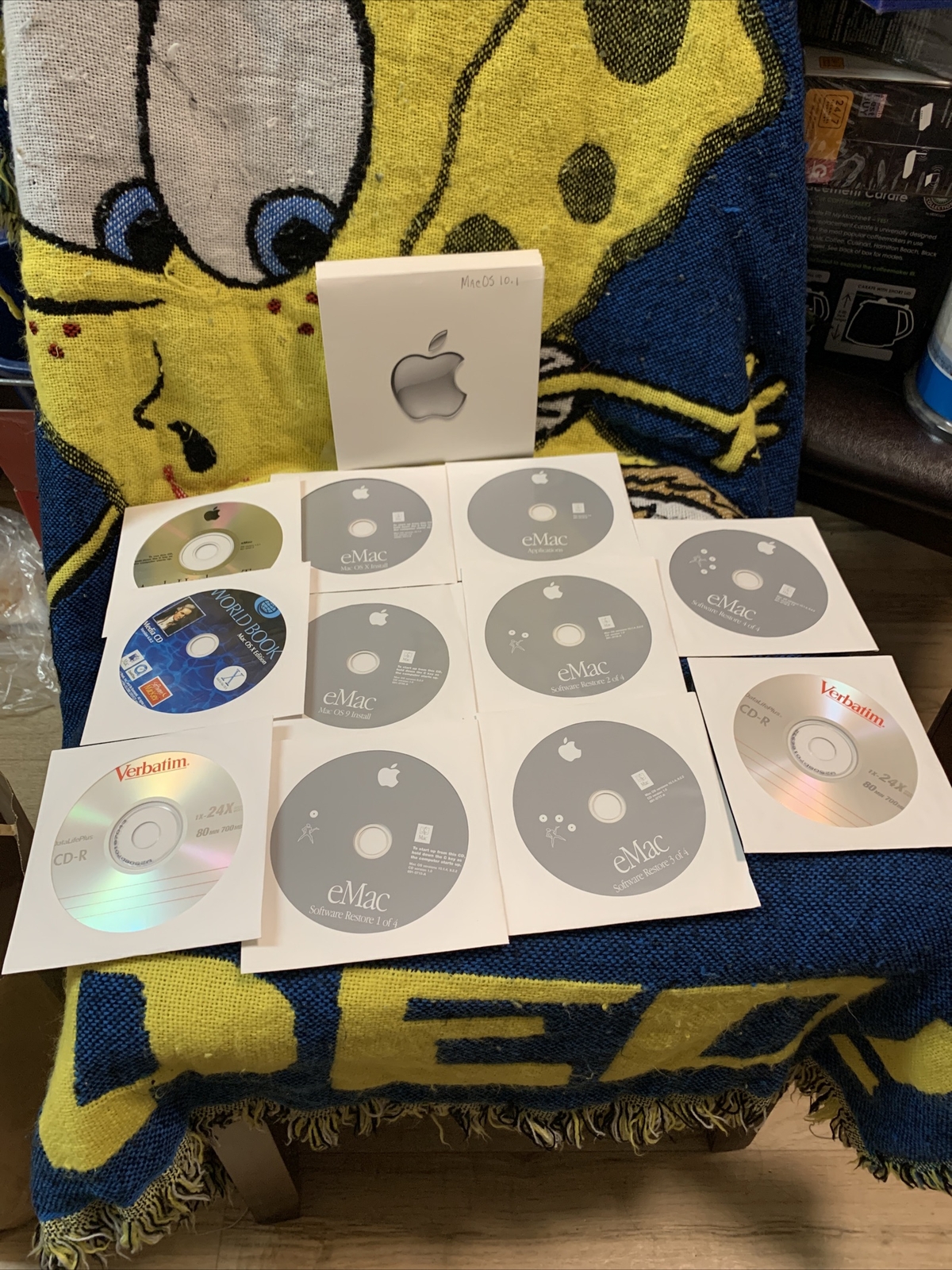 Apple iMac Software Restore CD’s of OS 9.2.1, Mac OS X 10.1 CD Version 1.0