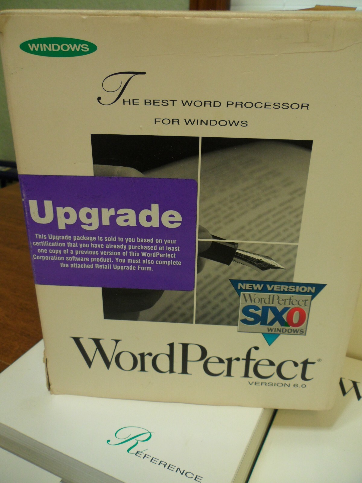 Vintage WordPerfect Version 6.0 Windows System Competitive Trade-up