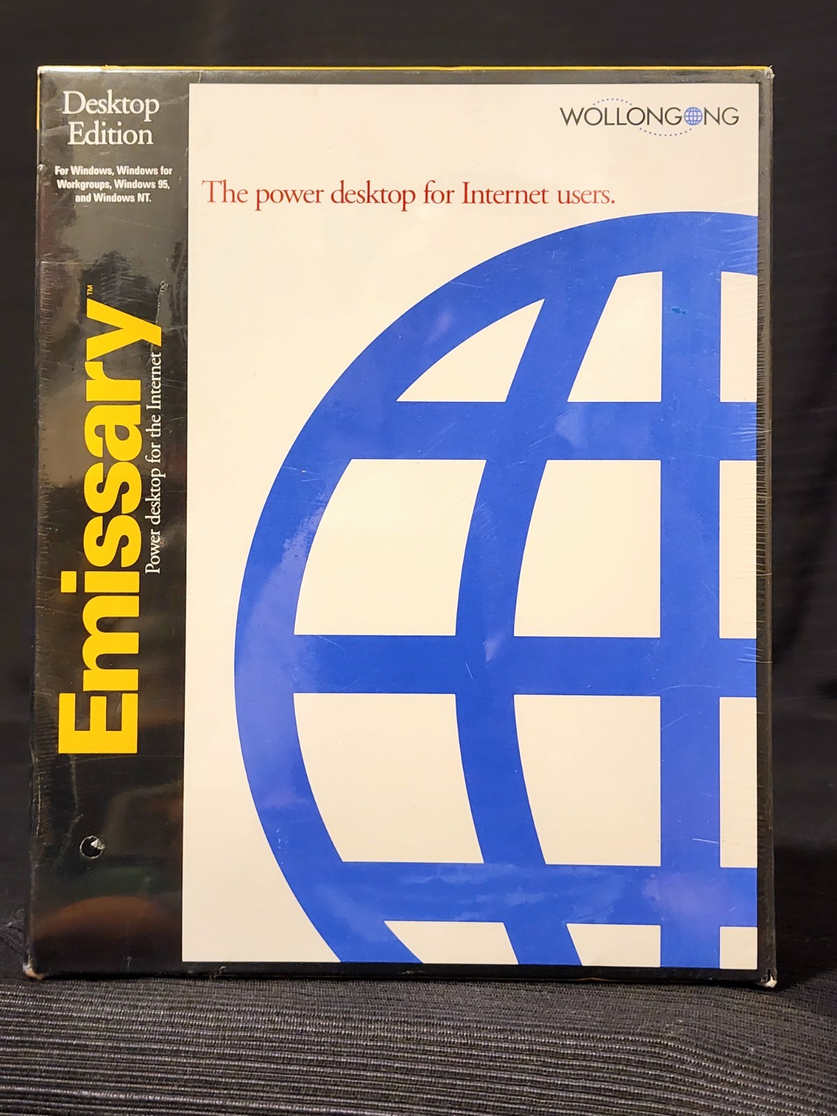Vtg Wollongong Emissary Desktop Edition (1995) – Factory Sealed – Internet Suite