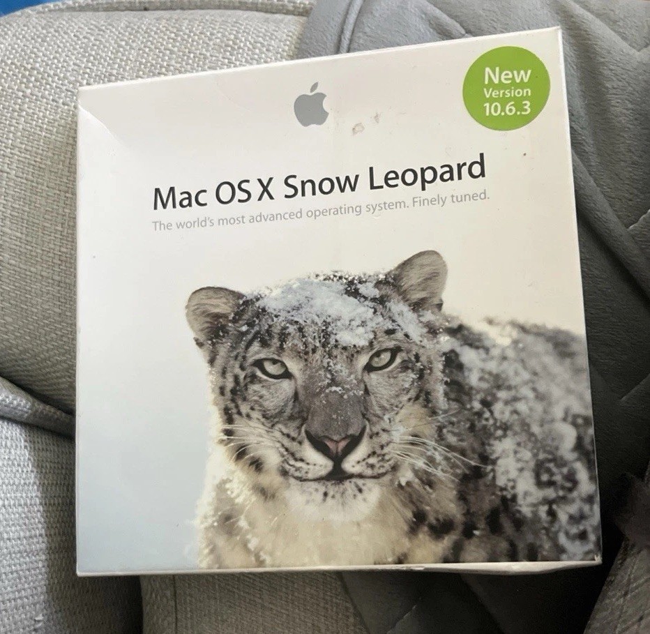 Apple Mac OS X Snow Leopard 10.6.3 Family Pack Install DVD Complete Box Set