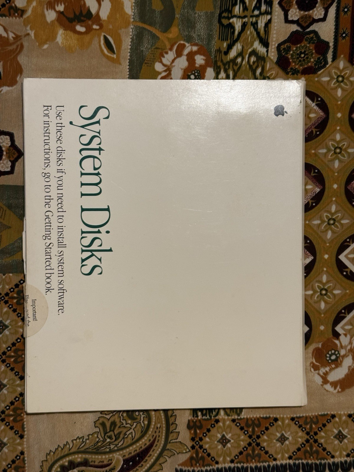 Apple Macintosh System Disks Version 7.0.1 3.5″ Floppy Operating System Set