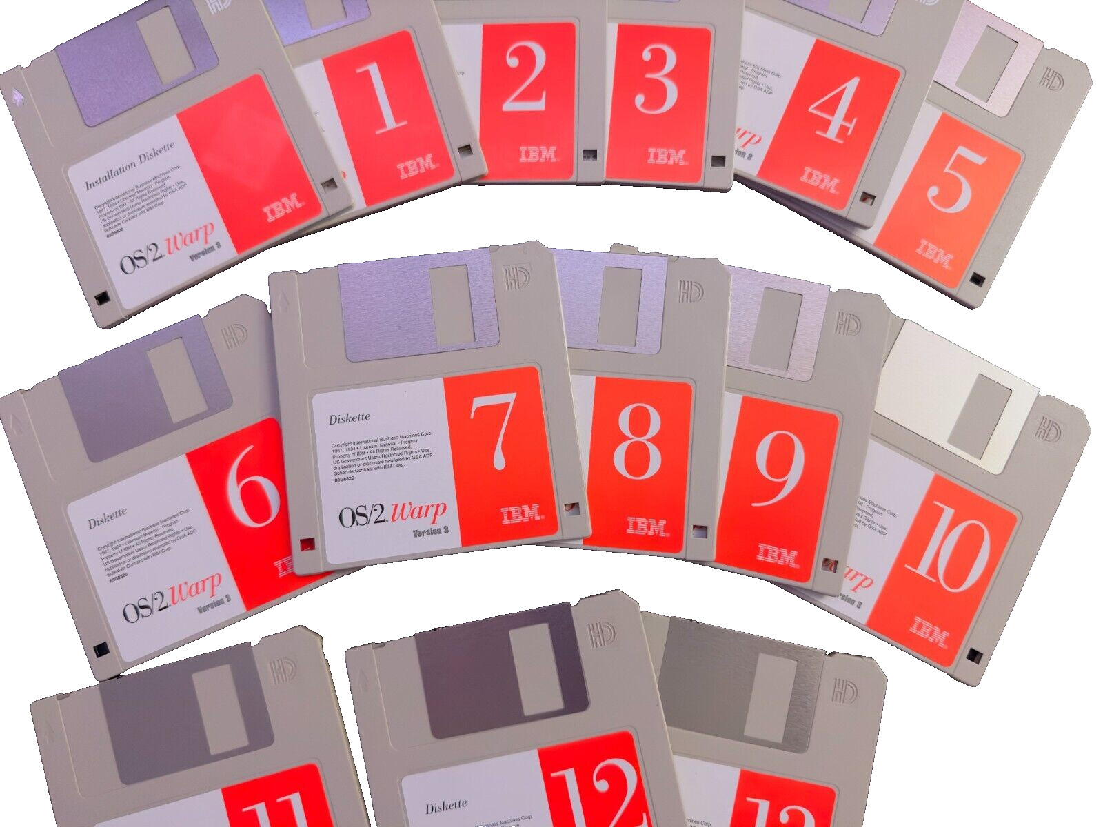 IBM OS/2 WARP Version 3 Plus BonusPak Complete In Box