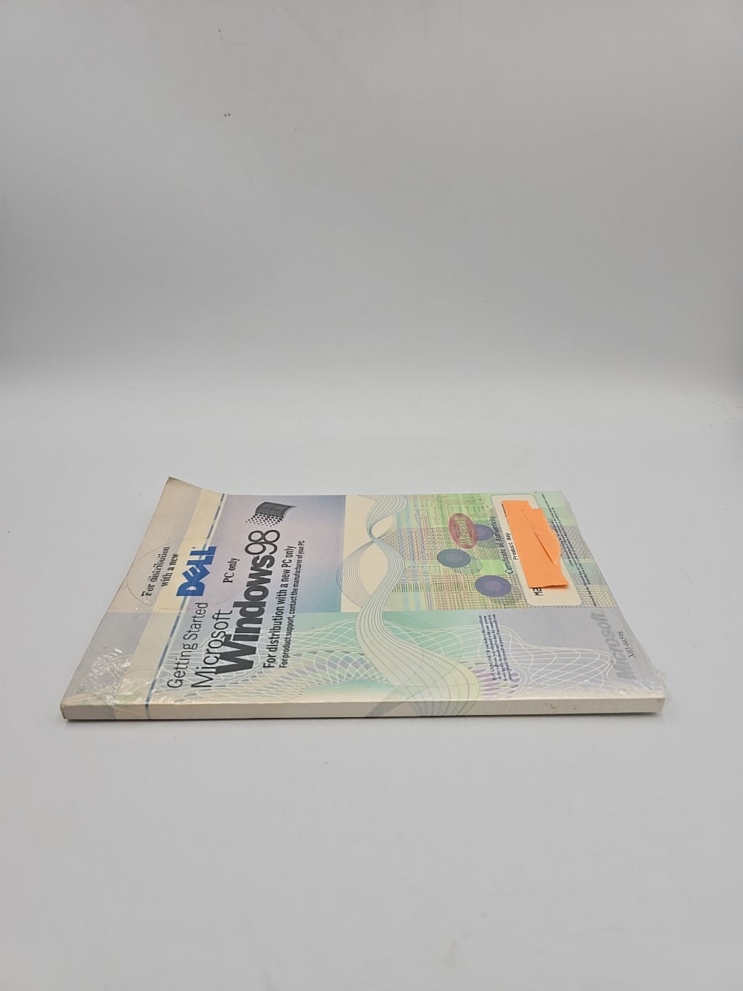Vintage Microsoft Windows 98 getting started Book/Manual Product Key NO CD, Read