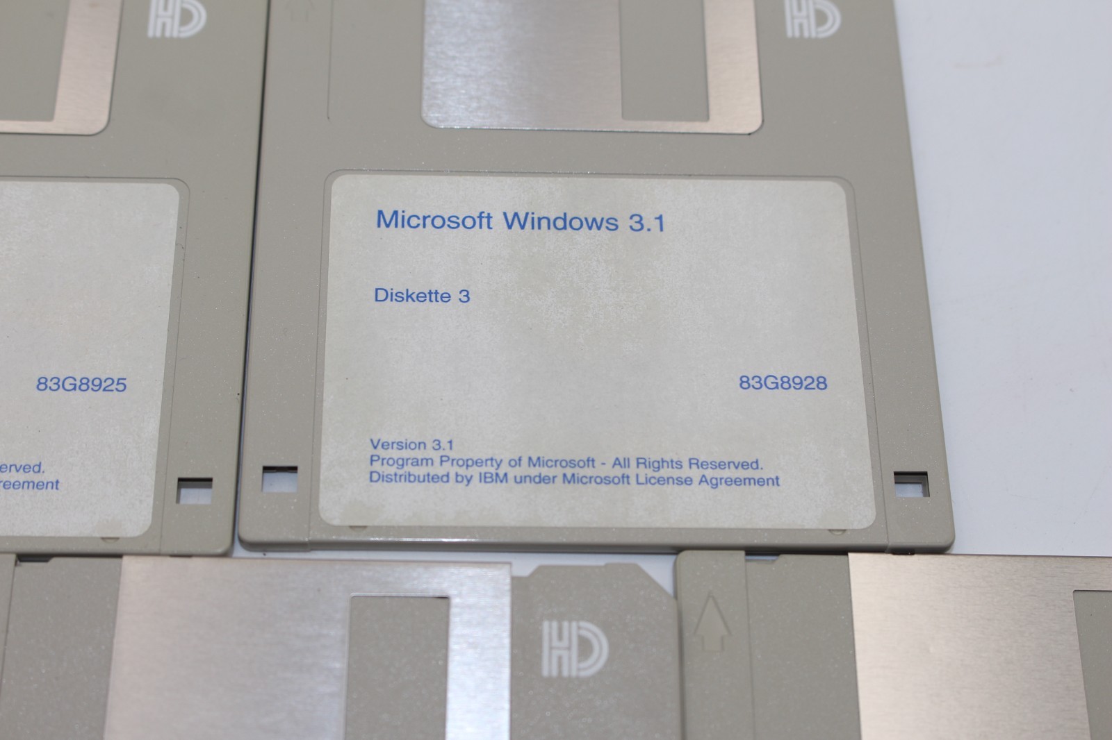 Microsoft Windows 3.1 OS – 3.5″ Floppy Boot Disks – (disk 1-7)